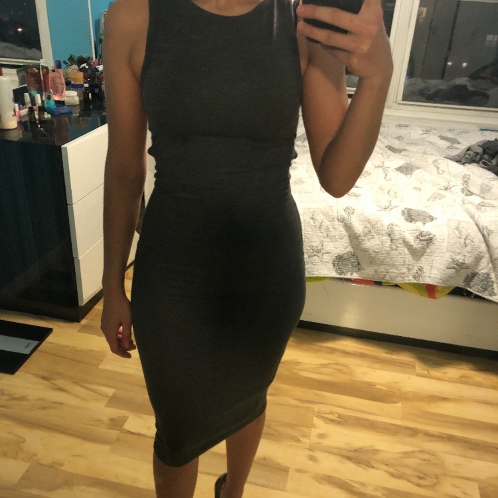 Sexy grey dress